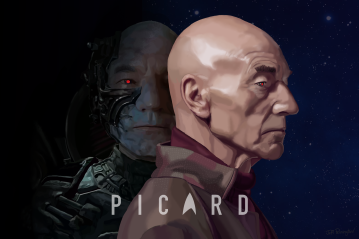 Captain Picard & Locutus, Star Trek